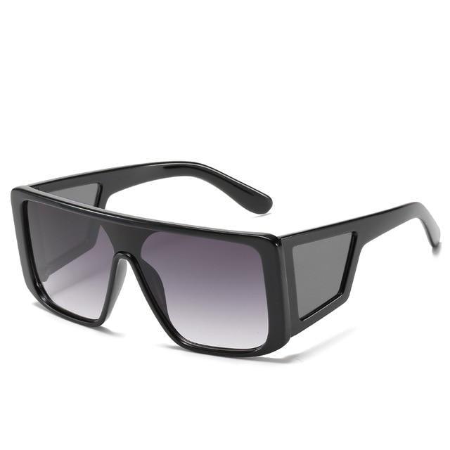 Women Luxury Square Design Colorful Sunglasses For Women New Big Oversized Flat Top Sun Glasses For Female Shades For Men Stylish Frames Retro Design Sunglasses -sunglasses- Melted Glam LLC