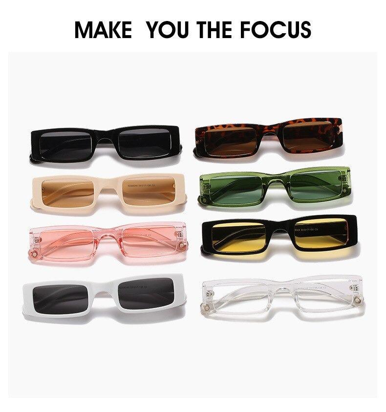 Women Small Luxury Rectangle Sunglasses For Women Lightweight Frame Glasses Elegant Summer UV400 Protection Outdoor Sunglasses Fashion Design -sunglasses- Melted Glam LLC