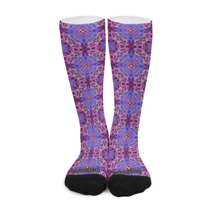 Long Socks – 12 Melting Options | Unisex Psychedelic Festival Socks | Melted Glam - Socks - Melted Glam LLC