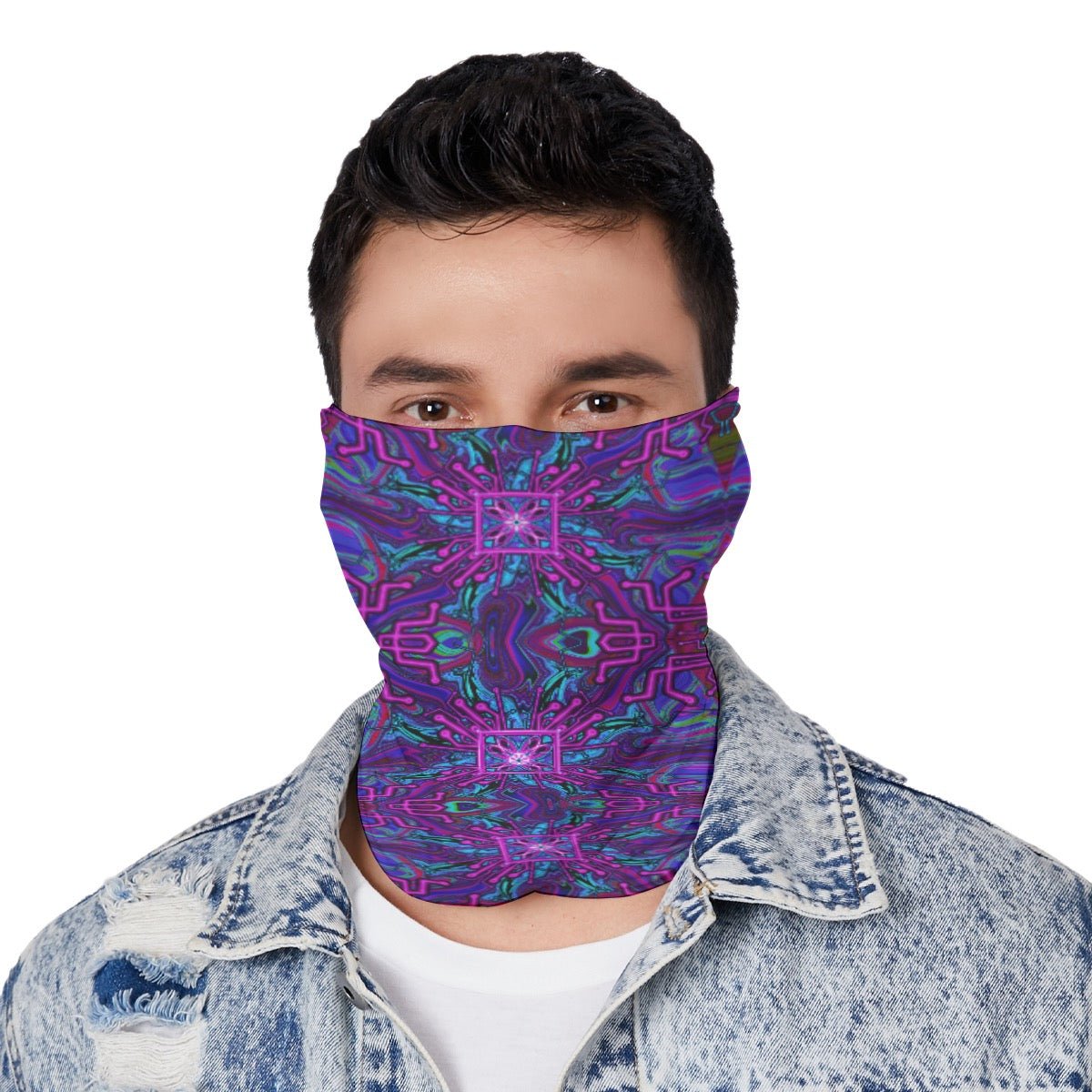 Neck gaiter/ headband unisex - 32 options | Melted Glam | rave and festival clothes - Neck gaiter/ headband - Melted Glam LLC