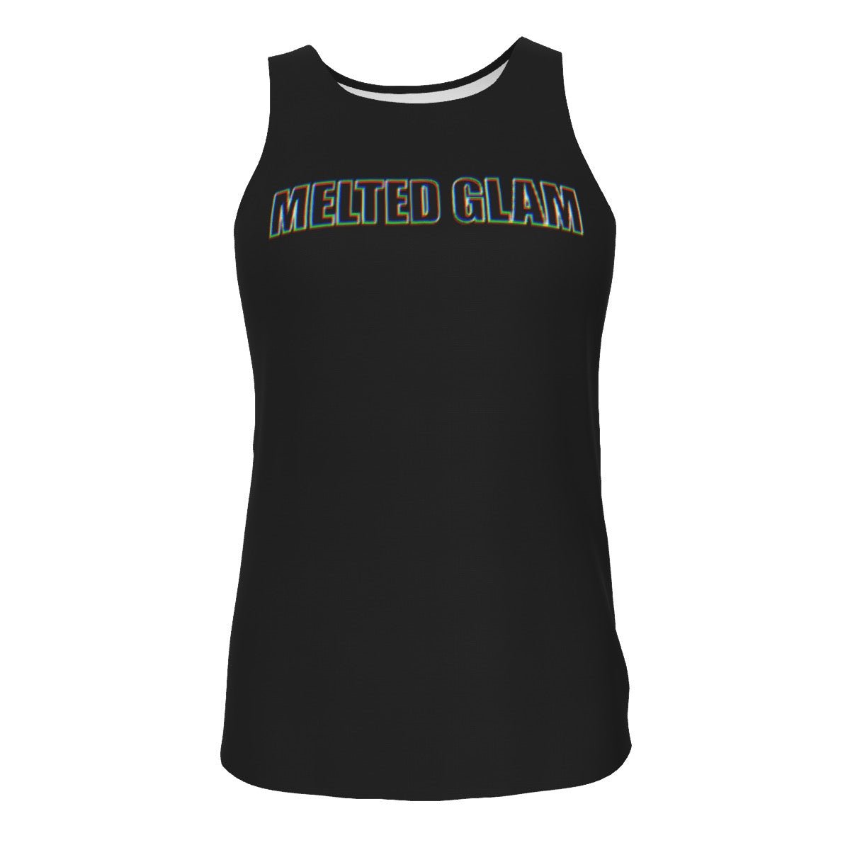 Lady Glam Tank Top – Unisex Polyester | Rave & Festival Clothing | Melted Glam - tank top - Melted Glam LLC