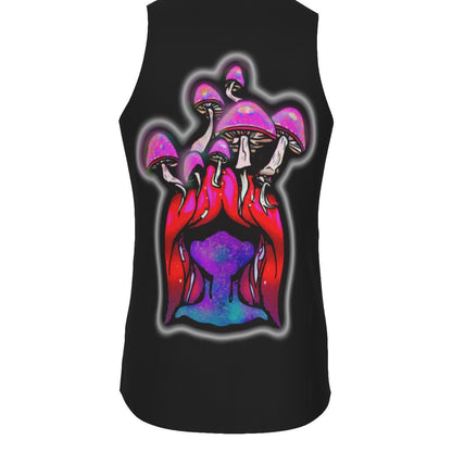 Lady Glam Tank Top – Unisex Polyester | Rave & Festival Clothing | Melted Glam - tank top - Melted Glam LLC