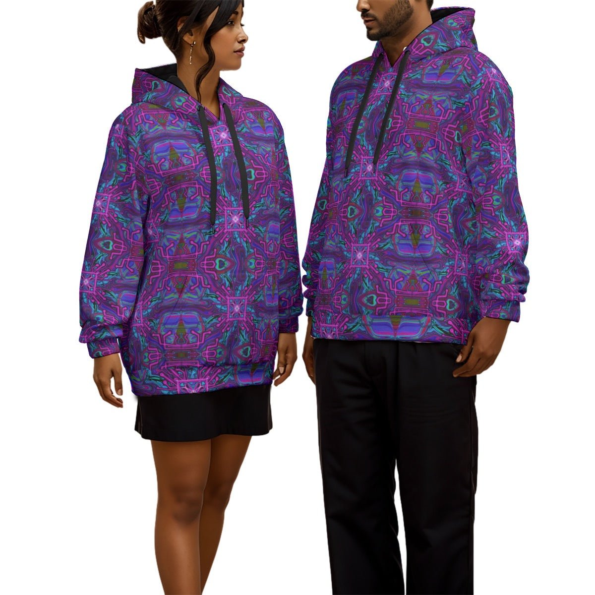 Cotton Hoodie – Unisex | 45 Melting Options | Rave & Festival Clothing | Melted Glam - Hoodie - Melted Glam LLC