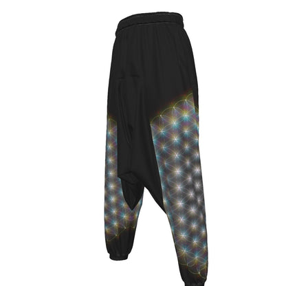 Flower of life Wook pants unisex | Melted Glam | Rave and festival outfit - Pants - Melted Glam LLC