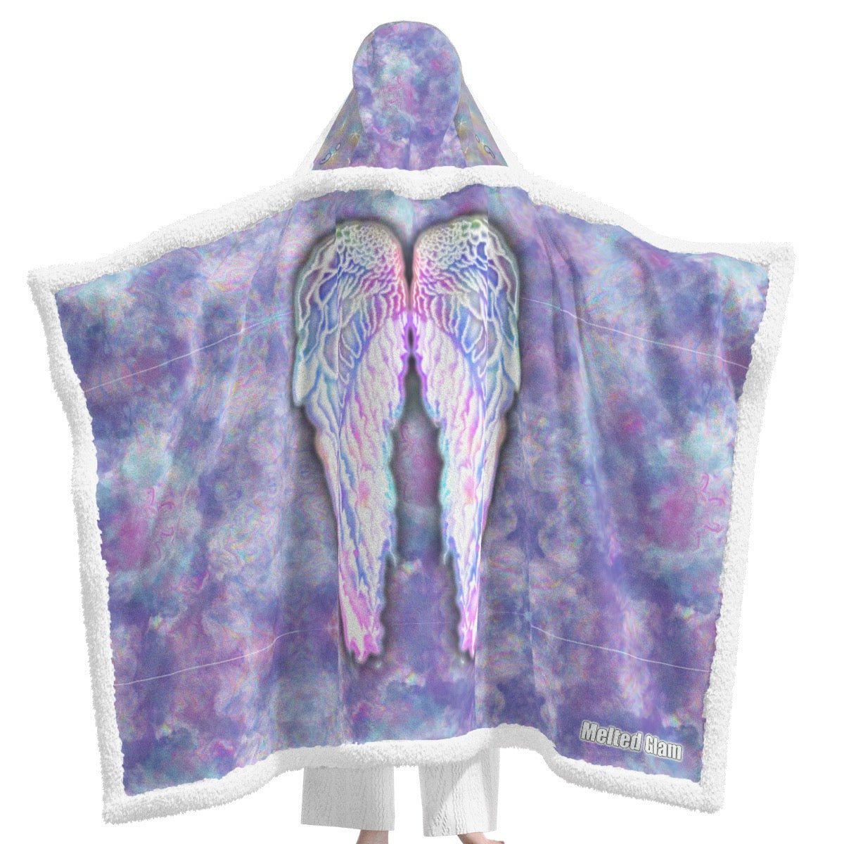 Suicide Angel - Hooded Blanket unisex |Melted Glam | Rave and festival must have - Hooded blanket - Melted Glam LLC