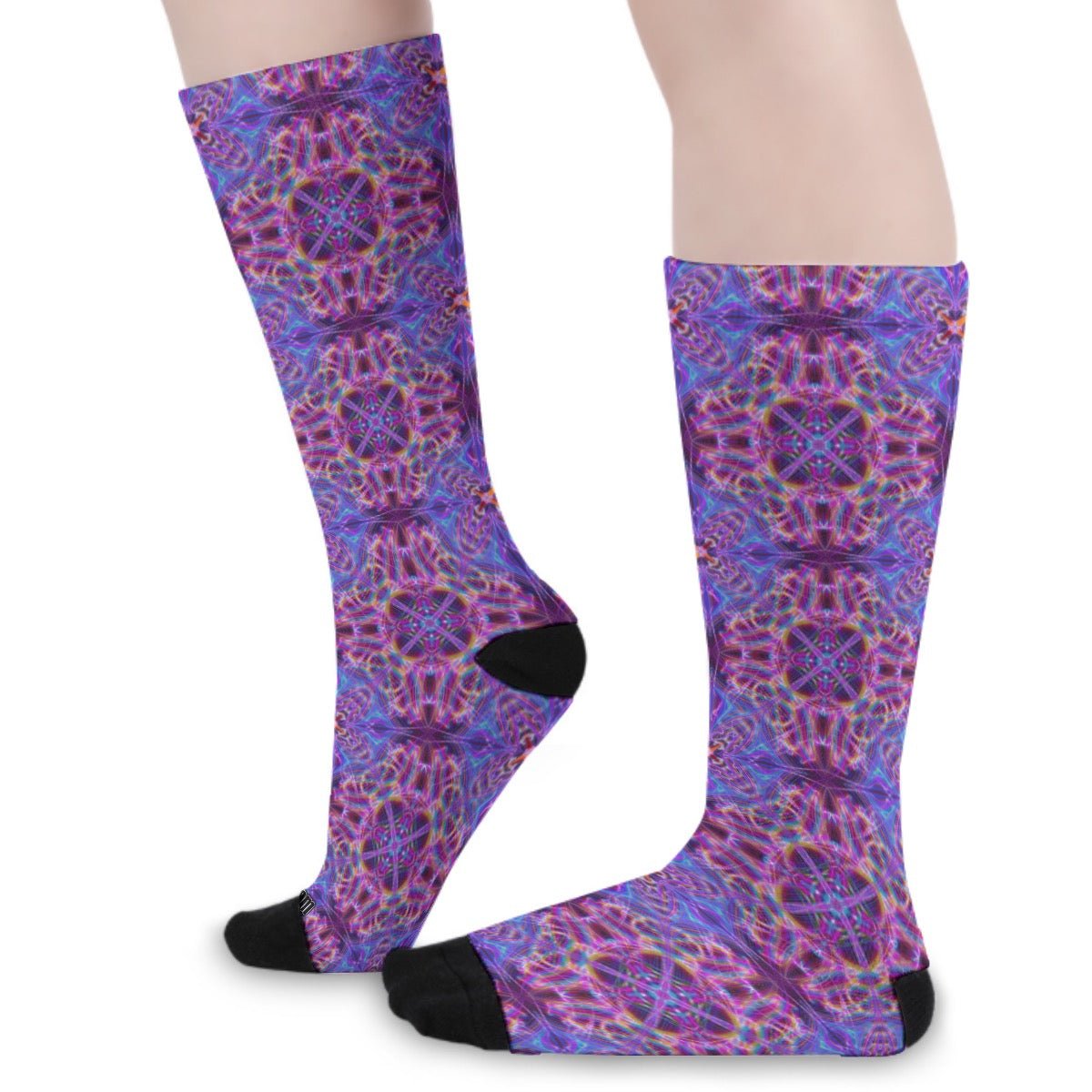 Long Socks – 12 Melting Options | Unisex Psychedelic Festival Socks | Melted Glam - Socks - Melted Glam LLC
