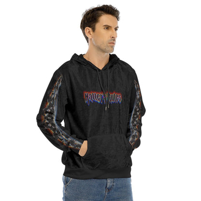 Hatter's Rules Velvet Hoodie – Unisex | Rave & Festival Clothing | Melted Glam - Hoodie - Melted Glam LLC