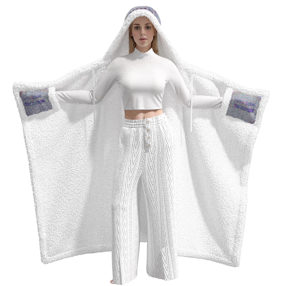 Suicide Angel - Hooded Blanket unisex |Melted Glam | Rave and festival must have - Hooded blanket - Melted Glam LLC