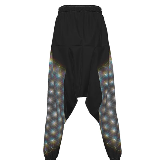 Embrace the festival vibe with Melted Glam's Flower of Life Wook Trousers. Loose, comfortable, and featuring intricate patterns, these trousers are perfect for all body shapes and all-day ease!