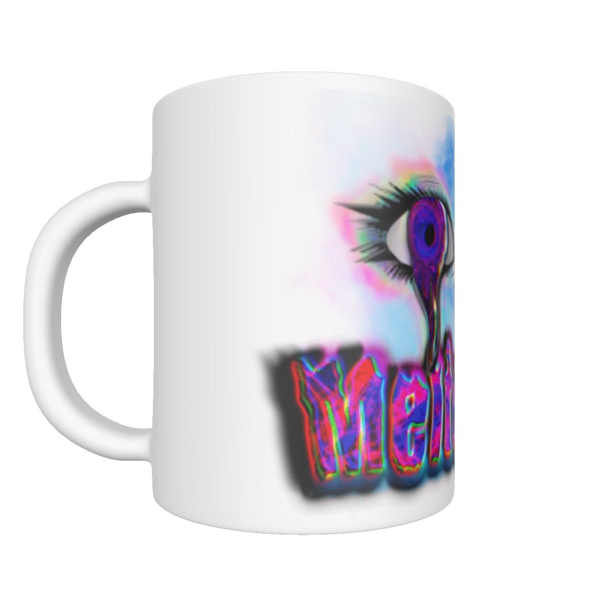 Melted Glam Coffee Cup – Psychedelic Ceramic Mug | Melted Glam -Mug- Melted Glam LLC