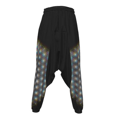Flower of life Wook pants unisex | Melted Glam | Rave and festival outfit - Pants - Melted Glam LLC
