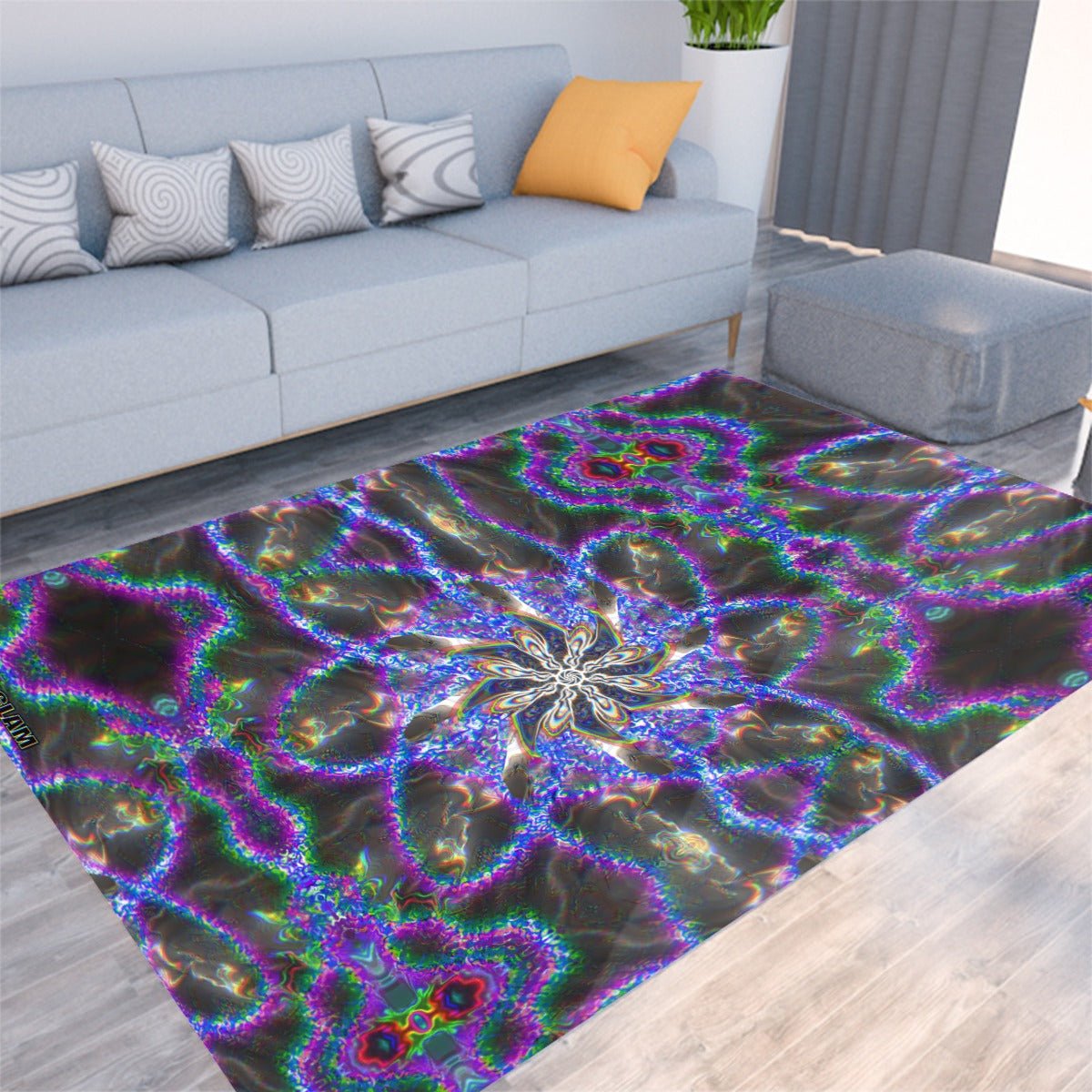 Felt Floor Mat – 12 Melting Options | Rave & Festival Decor | Melted Glam - Floor Mat - Melted Glam LLC