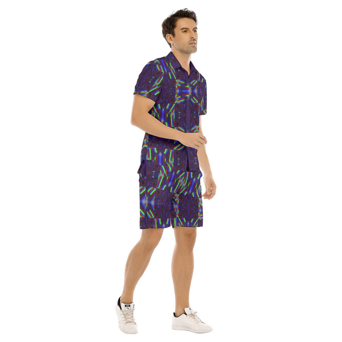 T-Shirt & Shorts Set – Men's | 44 Melting Options | Rave & Festival Outfit | Melted Glam - T-Shirt & Shorts Set - Melted Glam LLC
