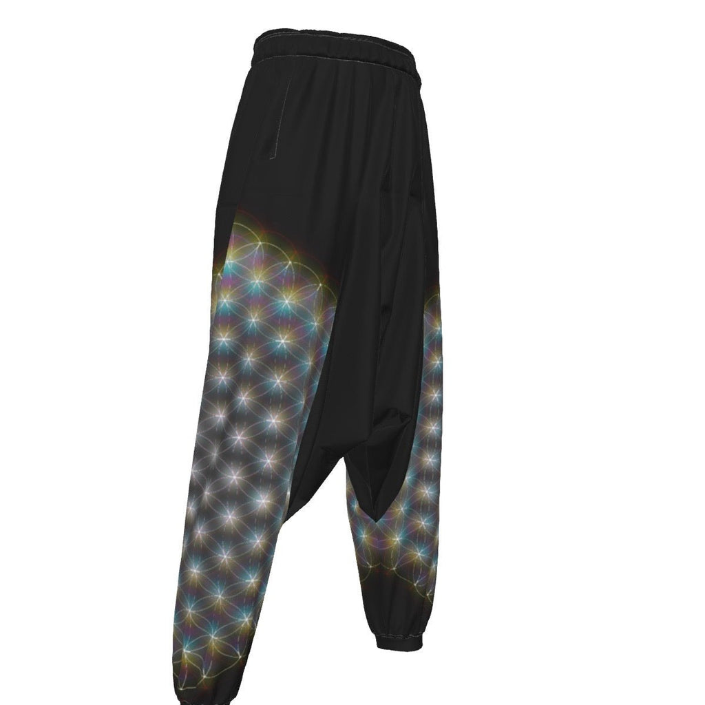 Flower of life Wook pants unisex | Melted Glam | Rave and festival outfit - Pants - Melted Glam LLC