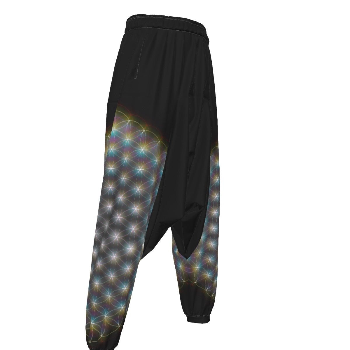 Flower of life Wook pants unisex | Melted Glam | Rave and festival outfit - Pants - Melted Glam LLC