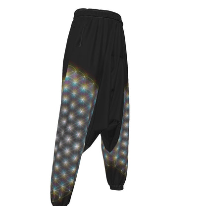 Flower of life Wook pants unisex | Melted Glam | Rave and festival outfit - Pants - Melted Glam LLC